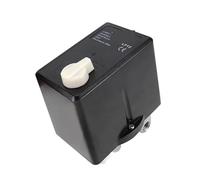Pressostat 380V 90-120 Psi bouton marche-arrêt manuel contrôleur de compresseur d'air avec relais Protection thermique LF12,Haute précision(8-10KG MAX-16A)