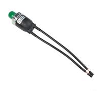 Pressostat d'air 1/4 NPT filetage mâle pour compresseur pour systèmes de klaxon Air Ride 70 à 100 psi Valve d'entrée et de sortie avec fils pour outils automobiles 12 V 24 V (70-100 psi)