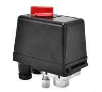 Pressostat de compresseur d'air 240 V 20 A Montage horizontal 6-12 bar Contrôleur avec joint en forme de V pour l'entretien des outils pneumatiques