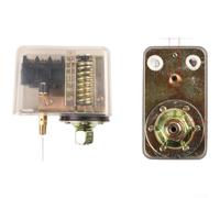 Pressostat de compresseur d'air 380V avec couvercle transparent automatique | Pressostat 380 V, contrôle du compresseur triphasé, interrupteur de sortie automatique, pompe à air transparente (marque 5-8
