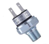 Pressostat de compresseur d'air 70-100 90-120 psi filetage 1/4 NPT pour train CC 12 V 24 V pour klaxon et systèmes de suspension pneumatique Corps en alliage d'aluminium argenté Kit de vanne de