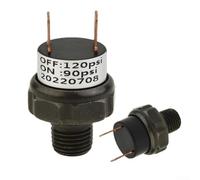 Pressostat de compresseur d'air 90-120 PSI 1/4 NPT Valve de commande pour pompe réservoir régulateur usage industriel