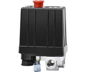 Pressostat de Compresseur d'Air avec 4 Sorties 90-120 PSI 240 V Commutateur de Pression Vanne de Contrôle Pièces pour Compresseur