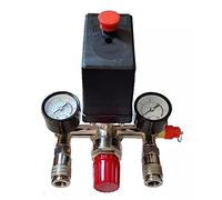 Pressostat de Compresseur D'air avec Pompe à Double Jauge, Ensemble de Pièces de Valve de Contrôle de Pression 220V 380V