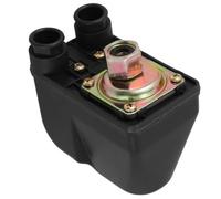 Pressostat de Pompe à Eau 16a 4kw, Commande Automatique | Prévention des Fuites et Réglage Auxiliaire, Noir, Cuivre Argenté, Pièce de Remplacement Solide et Polyvalente