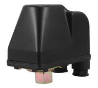 Pressostat de Pompe à Eau 16a 4kw, Contrôle Automatique sans Réservoir | Pièce de Remplacement en Cuivre Argenté, Noir, Solide, Anti-fuite, Réglage Auxiliaire, Usage Pompes