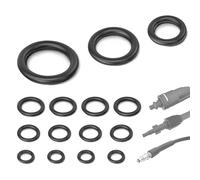 Pressure Washer joint torique Replacement - joint torique caoutchouc pour nettoyeur haute pression Bosch, joints toriques de rechange, joints toriques d'étanchéité, étanchéité durable, 15 pcs, noir