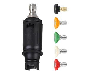 Pressure Washer Nozzle Tips 3000 PSI 1/4 inch Quick Connect | High Pressure Spray Nozzle Tips For Pressure Washers Car Cleaning Patios Driveways Decks And Outdoor Maintenance