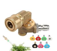 Pressure Washer Quick Connect Kit - 9.5 * 4.5 * 4.5cm Pressure Washer Couplers | Rotation 7 motifs de pulvérisation Accessoires | Pressures Washers Adapter For Garden Water Automotive Outdoor Car