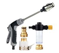Pressure Washer Wand Rotatable Pressure Nozzle Sprinkler with 3 Modes - Heavy Duty Power Washer Sprayer, for Lawn Outdoor Backyard, Patio, Deck, Driveway, Sidewalk, Garage Fence