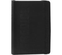 PRESTIGE & DELUXE Agenda journalier 13 mois compatible avec Comix TREDICI noir 2026-2027, couverture en polyuréthane avec élastique, pour école, université, dimensions 11 x 15,3 cm + porte-clés