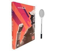 PRESTIGE & DELUXE Pigna - Agenda scolaire Tennis Jannick Sinner Photo School point gagnant - 9 mois 2026-2027 F.to 18 x 14 cm avec stylo raquette