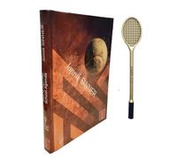 PRESTIGE & DELUXE Pigna Jannick Sinner Photo School Agenda scolaire 9 mois 2026-2027 F.to 18 x 14 cm avec stylo raquette Marron