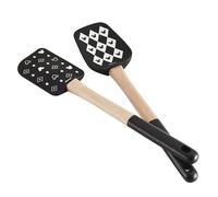 Prestige Disney Lot de 2 spatules en silicone monochrome Mickey Mouse - Spatule et ustensiles de cuisine en silicone - 30 cm - Noir et blanc