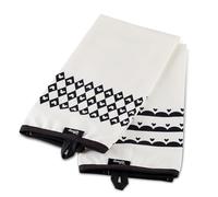 Prestige Disney Lot de 2 torchons de Cuisine en Coton Motif Mickey Mouse Noir/Blanc 49,5 x 69 cm