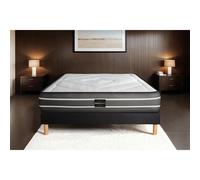 Ensemble Exclusive 140 x 190 cm sommier Kit Noir