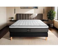 Prestige Literie Matelas Suite 160x200 cm – ressorts ensachés, mémoire de forme 5 zones, 26 cm