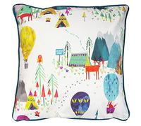Prestigious Textiles Away We Go Housse de Coussin en Coton, Arc-en-Ciel
