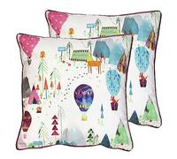 Prestigious Textiles Away We Go Lot de 2 Coussins Garnis de Plumes pour Enfant