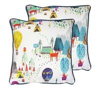 Prestigious Textiles Away We Go Lot de 2 Coussins Garnis de Polyester pour Enfants
