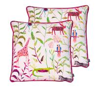 Prestigious Textiles Hide + Seek Kids Lot de 2 Coussins Garnis de Plumes Arc-en-Ciel 43 x 43 cm