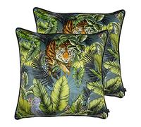 Prestigious Textiles Tigre du Bengale Coussins, Polyester, crépuscule, 55 x 55cm