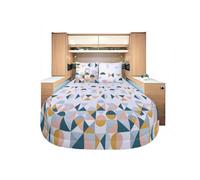 Prêt à dormir - INCASA - Fjord - 100% coton - 80/90 x 200 cm - Blanc