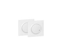 Legrand 600692 Prêt-à-poser dooxie créer un va-et-vient avec 1 commande sans fil et 1 interrupteur 230V~ livré complet, blanc