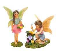 PRETMANNS Fées pour Jardins féériques, décorations de Jardin féériques, Accessoires de Jardin féérique, Figurines de fée pour Jardin féérique, kit de 2 pièces