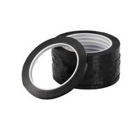 PRETYZOOM 10 Pièces Ruban Adhésif Noir pour Tableau Blanc et Métal, Ruban de Marquage Pet 6mm X 66m, Laisse Aucune Trace, Crée des Lignes Nettes pour Écriture et Décoration