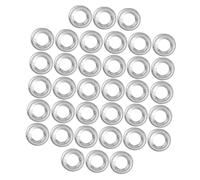PRETYZOOM 100 Pièces Couvre Brûleur de Cuisinière Aluminium de Gazinière Ronds Liners Huile Accessoires de Cuisine Facile à Utiliser
