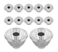 PRETYZOOM 100 Pièces Petit Spot Extérieur Abat-jour, Abat-jour Décoratif en Plastique, pour Statues Animales et Yeux D’animaux, Bricolage, Jardin, Focus Lumineux, Effet Réutilisable