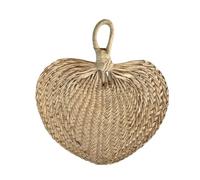PRETYZOOM 12 Pièces Éventail Mariage en Raphia Beige Léger et Décoratif, Accessoire Rustique et Esthétique pour Décoration Maison et Cérémonies de Jardin