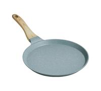 PRETYZOOM 1pièce Poêle à Petit-déjeuner Antiadhésive Aluminium Robuste pour Induction Style Coréen Revêtement Non-stick Poêle Pancakes Multifonctionnelle Vert Avocat