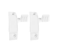 PRETYZOOM 2 Pièces Serrure de Fenêtre à Levage Verrou de Fenêtre Coulissante en Alliage de Zinc Blanc Installation Simple Sécurité Renforcée pour Portes