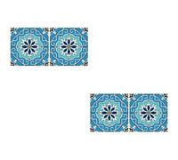 PRETYZOOM 20 Pièces autocollants pour carrelage décalcomanies de carreaux de mur décor enduit mural autocollants en pvc imperméable Autocollant mural se détacher appliqué carrelage mural