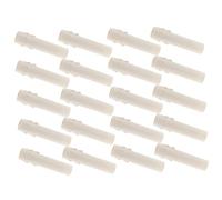 PRETYZOOM 20pièces Fourreaux De Bougies Pour Lustre Plastique Blanc Φxmm Caches Lampes Avec Effet Gouttes De Cire Accessoires De Remplacement Pour Supports De Chandeliers