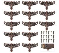 PRETYZOOM 25 Pièces Pieds de Boîte à Bijoux en Alliage de Zinc Vis | Coffret en Bois et Coffre de Rangement, Installation Simple, Remplacement Facile, Lot Vis