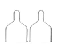 PRETYZOOM 2pcs Fil pour Coupe Foie Gras en Acier Inoxydable Trancheuses à Fromage Cuisine et Coupe-beurre Ergonomiques pour Cakes et Beurre