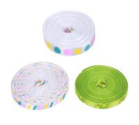 PRETYZOOM 3rouleaux Ruban De Pâques Printanier Rubans Emballage Cadeau Décorations De Fête Pour Pâques Décoratif