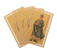 PRETYZOOM 4 Pièces Feng Shui Tai Sui Protection Cards Year Of The Goat Amulet Wallet For Peace And Prosperity Lunar Year Blessing