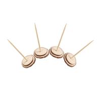PRETYZOOM 4 Pièces Support de Sapin de Noël Miniature en Bois, Base | Décor de Table, Usage Maison pour Fêtes, Montage Rapide, Limite le Glissement et L’inclinaison