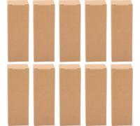 PRETYZOOM 50pièces Boîte Papier Kraft pour Lip Balm Bâton Lèvres Huiles Essentielles Format Boîte Cadeau Cosmétique Réutilisable pour Maquillage et Bricolage Artisanal