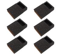 PRETYZOOM 6 Pièces Boîte à Allumettes Vintage Noire en Papier Compact Multifonction pour Aventures en Plein Air et Barbecue, Design Pratique et Élégant