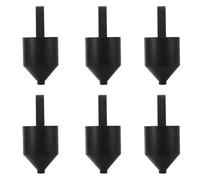 PRETYZOOM 6 Pièces Entonnoir Matériau pour Peinture et Latex de Mesure de Viscosité avec Fonction de Contrôle Précis Adapté aux Laboratoires et Industries