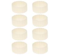 PRETYZOOM 8 Pièces Stabilisateur de Bougie de Mariage Anneaux Coniques | Support Stable, Installation Facile, Collecte de Cire, Design Antidérapant, pour Bougies Coniques et Bougeoirs