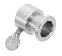PRETYZOOM Acier Inoxydable pour Rôtissoire Barbecue Bague de Lestage | Douille D’équilibrage, Support Stable et Rotation Fluide, Accessoires Barbecue Argentés pour Grillades