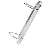 PRETYZOOM Anneaux pour Classeur en Alliage de Zinc, 2 Anneaux, Mécanisme de Reliure DIY, pour Feuillets Mobiles, Bureau et Étudiants