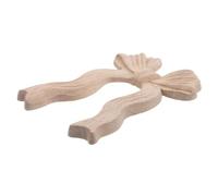 PRETYZOOM Applique Murale en Bois Sculpté Beige Incrustations d'arc, Décoration Élégante pour Meubles, Montage Simple et Robustesse Solide pour Chambre et Maison