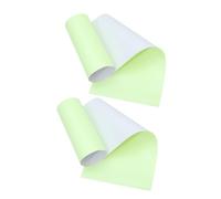 PRETYZOOM Autocollant pour Tasse et Vitre de Voiture Phosphorescent Vert Clair en Pet, Film Lumineux Autocollant DIY Polyvalent, 2 Pièces pour Bureau et Maison